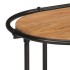 Mueble de TV madera maciza de acacia 100x42x40