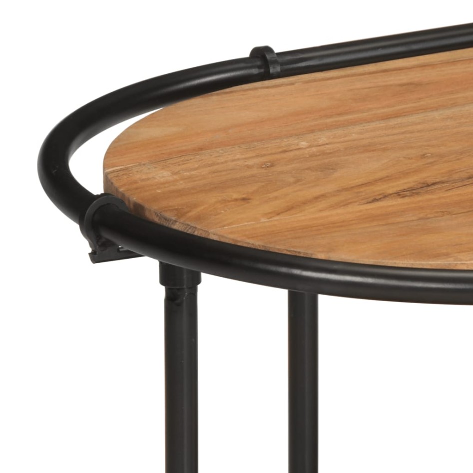 Mueble de TV madera maciza de acacia 100x42x40