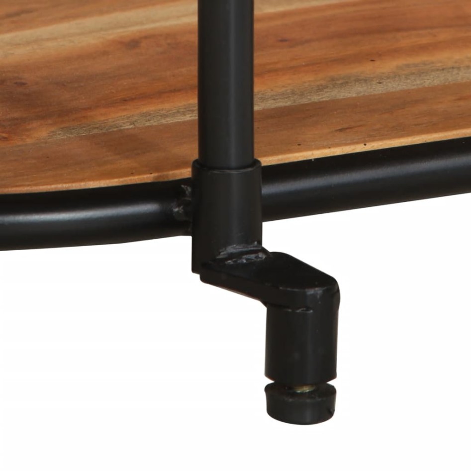 Mueble de TV madera maciza de acacia 100x42x40