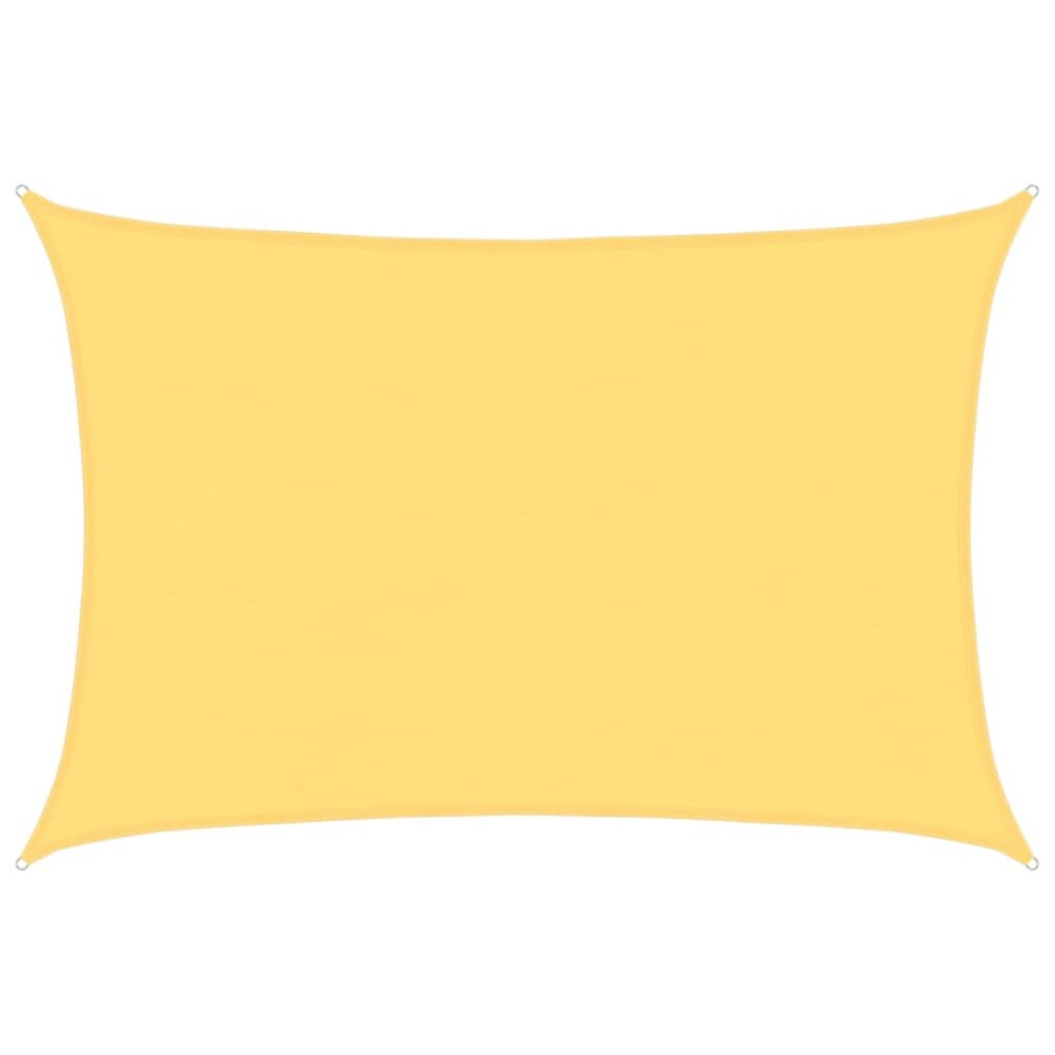 Toldo de vela beige HDPE 160 g/m² 5x6