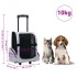 Carro plegable para mascotas multiusos