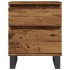 Mesita de noche madera ingeniería madera envejecida 40x35x50