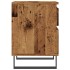 Mesita de noche madera ingeniería madera envejecida 40x35x50