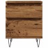 Mesitas de noche 2 uds madera ingeniería envejecida 40x35x50