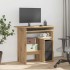 Escritorio de madera de ingeniería roble artisan 80x45x74