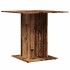 Mesa de comedor madera de ingeniería envejecida 80x80x75