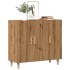 Aparador de madera de ingeniería roble artisan 90x34x80