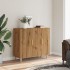 Aparador de madera de ingeniería roble artisan 90x34x80