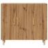 Aparador de madera de ingeniería roble artisan 90x34x80