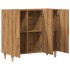 Aparador de madera de ingeniería roble artisan 90x34x80