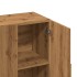 Aparador de madera de ingeniería roble artisan 90x34x80