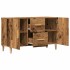 Aparador de madera de ingeniería envejecida 100x36x60
