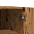 Aparador de madera de ingeniería envejecida 100x36x60