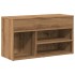 Banco zapatero madera de ingeniería roble artisan 80x30x45