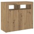 Aparador luces LED madera ingeniería roble artisan 80x35x75