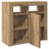 Aparador luces LED madera ingeniería roble artisan 80x35x75