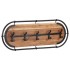 Perchero de pared con 5 ganchos madera maciza de