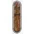 Percheros de pared con 4 ganchos 2 uds madera maciza