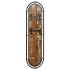 Percheros de pared con 4 ganchos 2 uds madera maciza