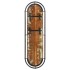 Percheros de pared con 4 ganchos 2 uds madera maciza