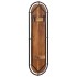 Percheros de pared con 4 ganchos 2 uds madera maciza