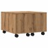 Mesa de centro madera de ingeniería roble artisan 60x60x38