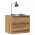 Mesitas de noche 2 uds madera ingeniería roble 50x40x43.5