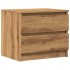 Mesitas de noche 2 uds madera ingeniería roble 50x40x43.5