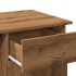 Escritorio de madera de ingeniería roble artisan 100x50x76