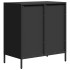 Aparador de acero laminado en frío negro 68x39x73,5