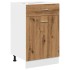 Armario inferior cajón madera roble artisan 50x46x81,5