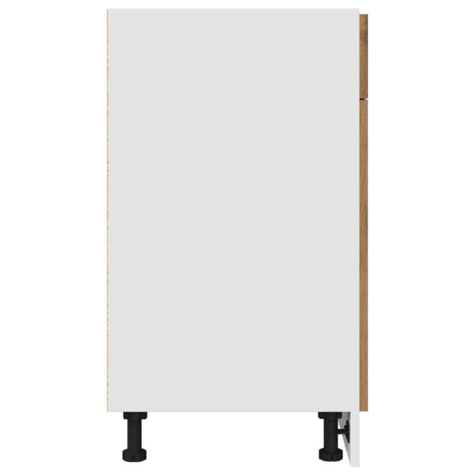 Armario inferior cajón madera roble artisan 50x46x81,5