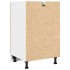 Armario inferior cajón madera roble artisan 50x46x81,5