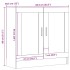 Estantería madera ingeniería madera envejecida 82,5x30,5x80