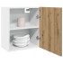 Armarios colgantes 2 uds madera roble artisan 50x31x60