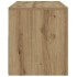 Mueble de TV luces LED madera roble artisan 90x35x40