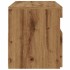 Mueble de TV luces LED madera roble artisan 90x35x40