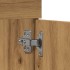 Mueble de lavabo de baño madera roble artisan 80x38,5x46