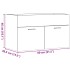 Mueble de lavabo de baño madera roble artisan 80x38,5x46