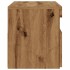 Mueble de TV luces LED madera roble artisan 75x35x40