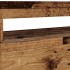 Mueble TV luces LED madera ingeniería envejecida 75x35x40