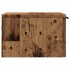 Mesitas de noche de pared 2 uds madera envejecida 34x30x20