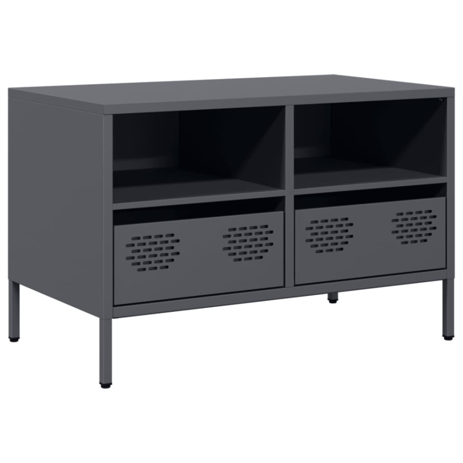 Mueble para TV acero laminado en frío antracita 68x39x43,5