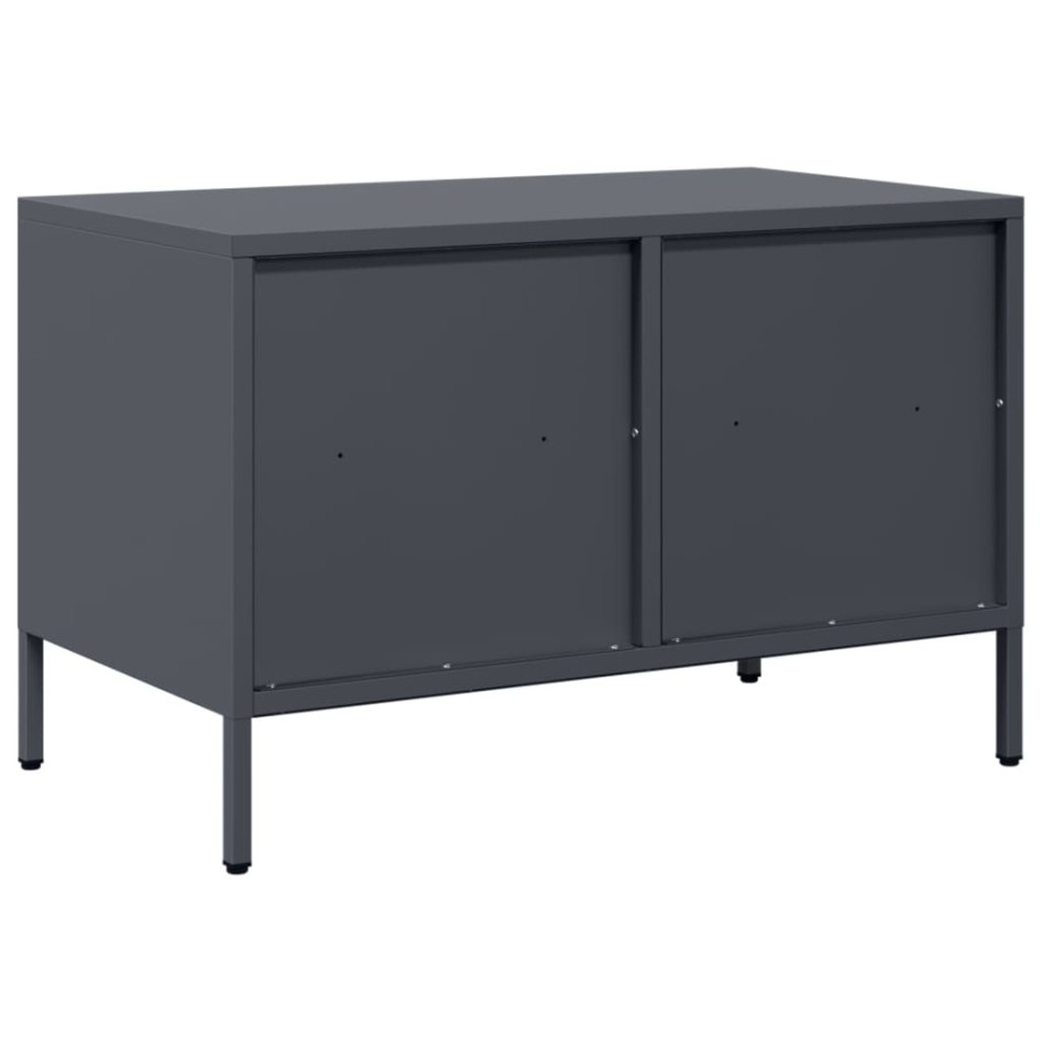 Mueble para TV acero laminado en frío antracita 68x39x43,5