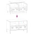 Mueble para TV acero laminado en frío antracita 68x39x43,5