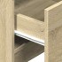 Mesitas de noche 2 uds con 2 cajones roble Sonoma 40x36x50