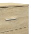 Mesitas de noche 2 uds con 2 cajones roble Sonoma 40x36x50