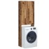 Armario de lavadora madera envejecida 64x25,5x190