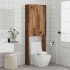 Armario de lavadora madera envejecida 64x25,5x190