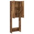 Armario de lavadora madera envejecida 64x25,5x190
